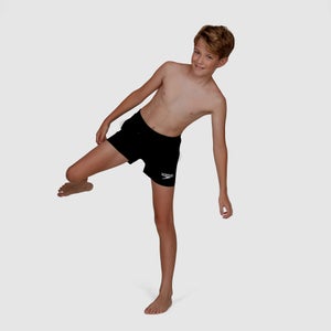 Klassische Badeshorts 33 cm Rot für Jungen