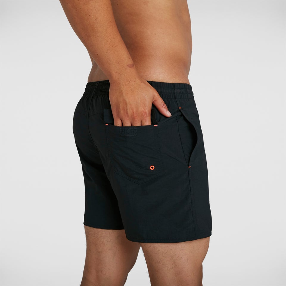 Men's Boom Logo 16" Swim Short Black