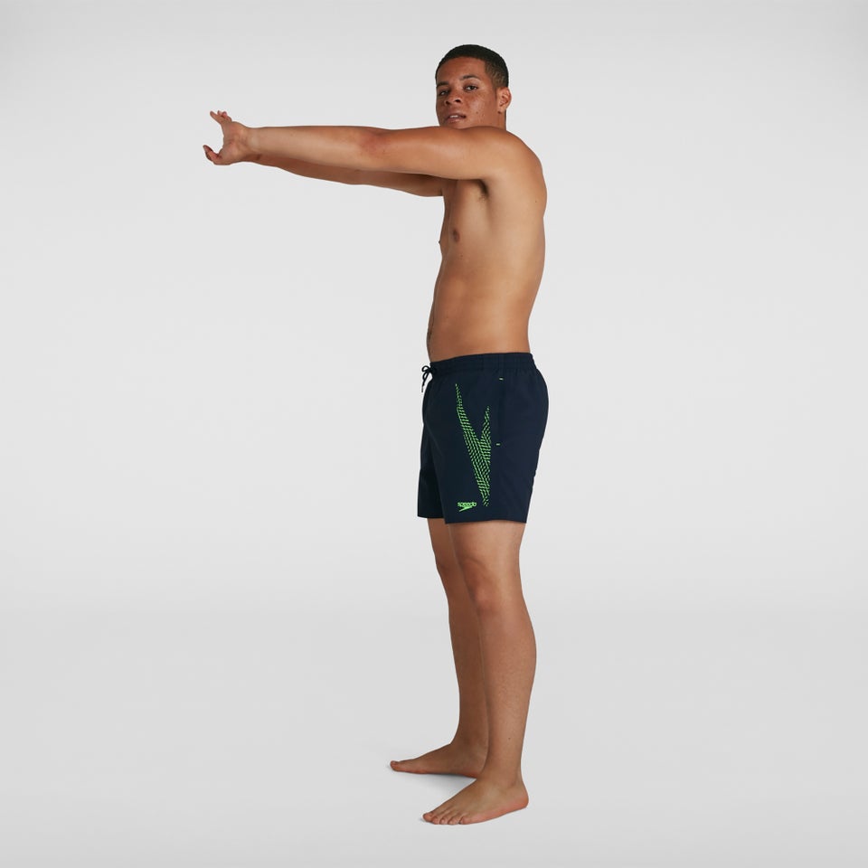 Herren Boom Logo 40 cm Badeshorts in Marineblau