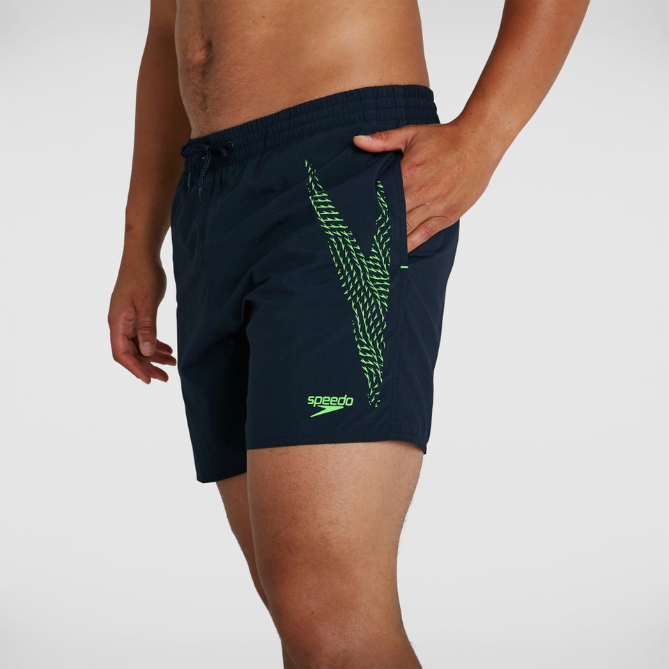 Herren Boom Logo 40 cm Badeshorts in Marineblau