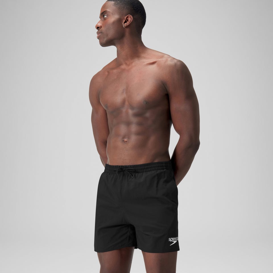 Short de bain Essential 40 cm, hommes, noir