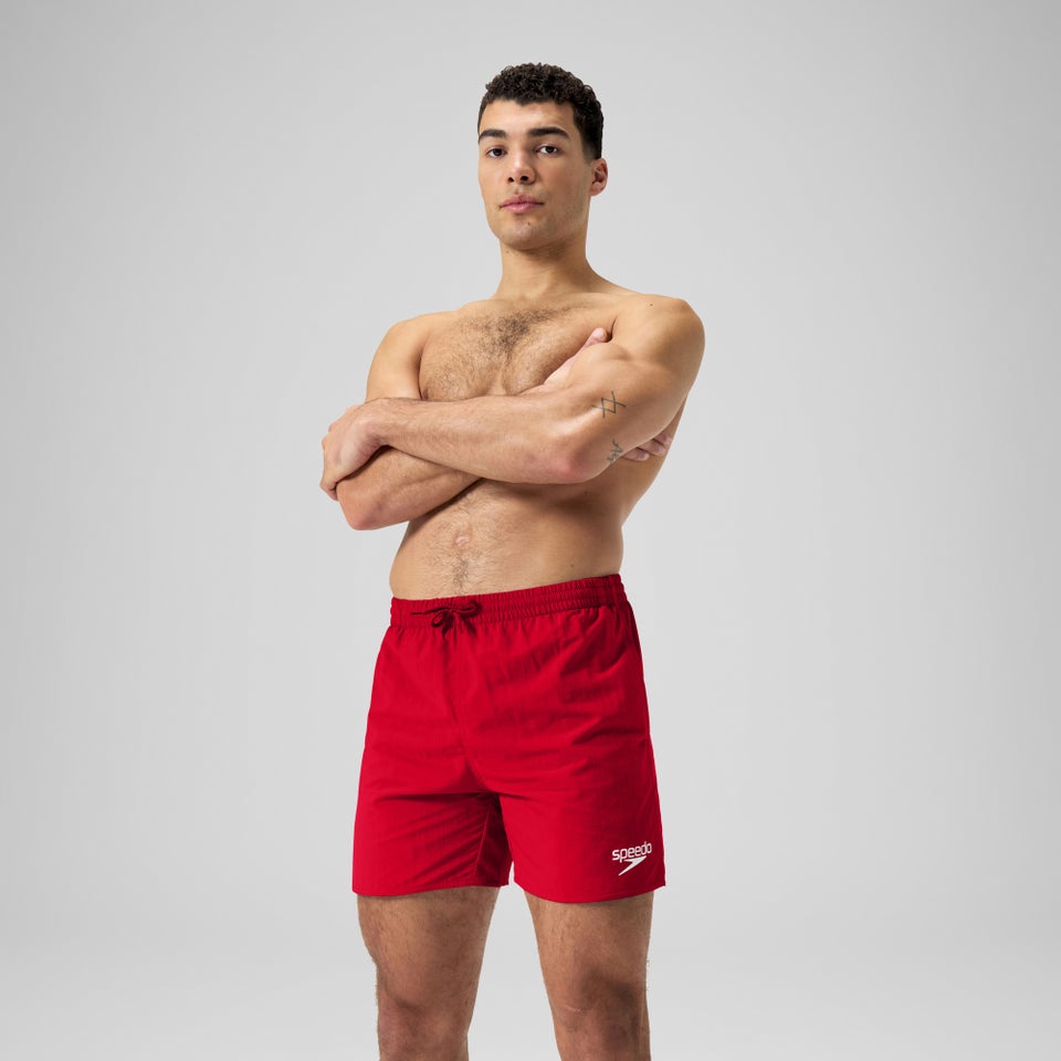 Men's Essentials 16" Swim Short Red