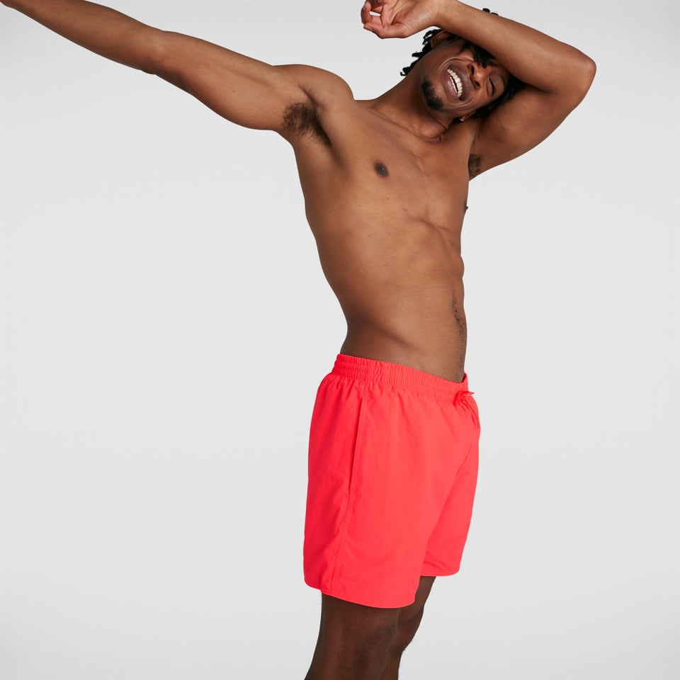 Herren Essentials 40 cm Badeshorts in Orange