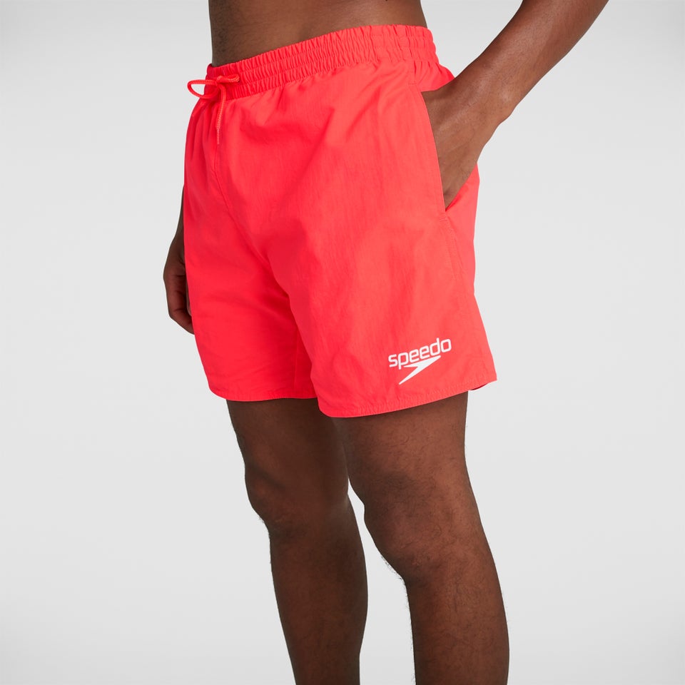 Herren Essentials 40 cm Badeshorts in Orange