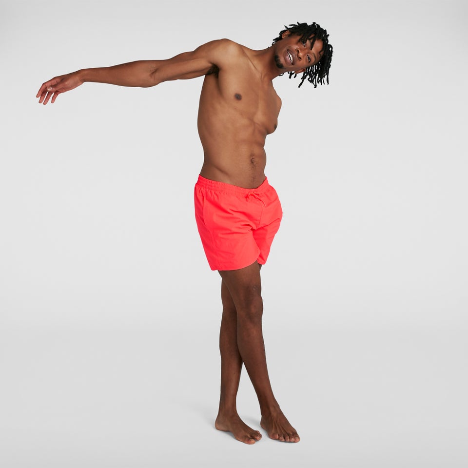 Herren Essentials 40 cm Badeshorts in Orange