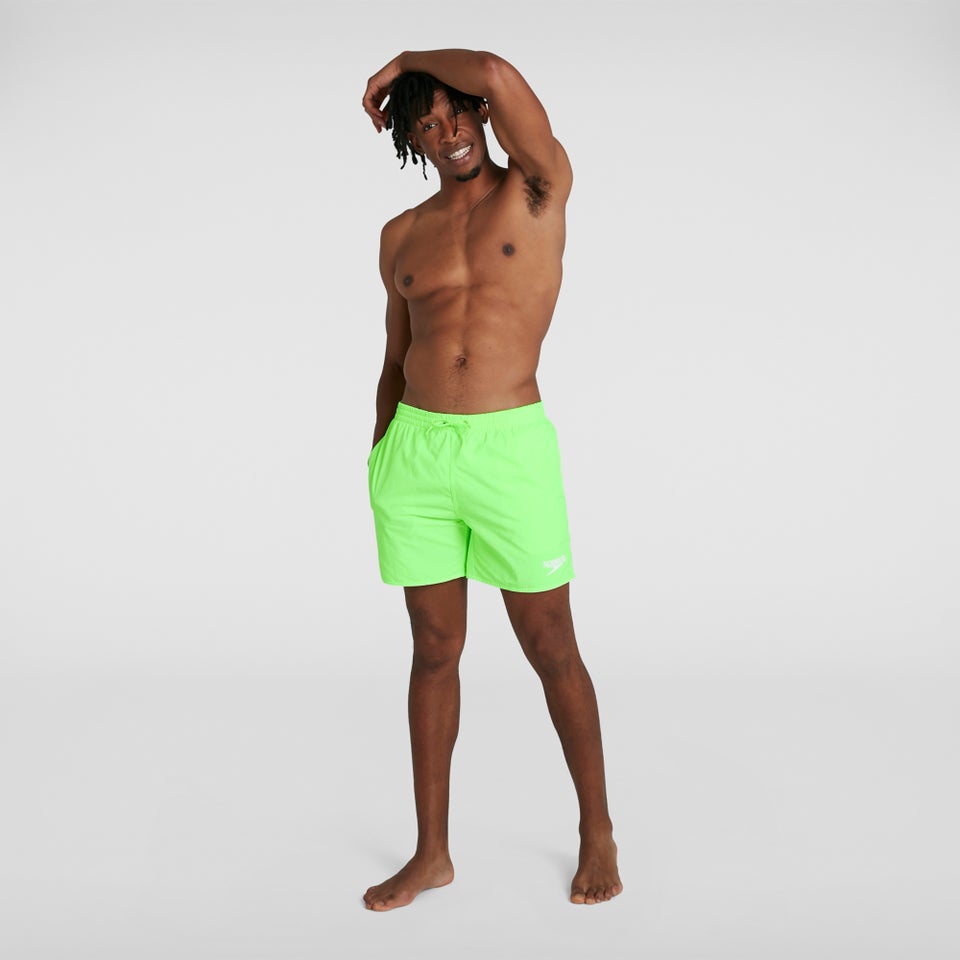 Herren Essentials 40 cm Badeshorts in Grün