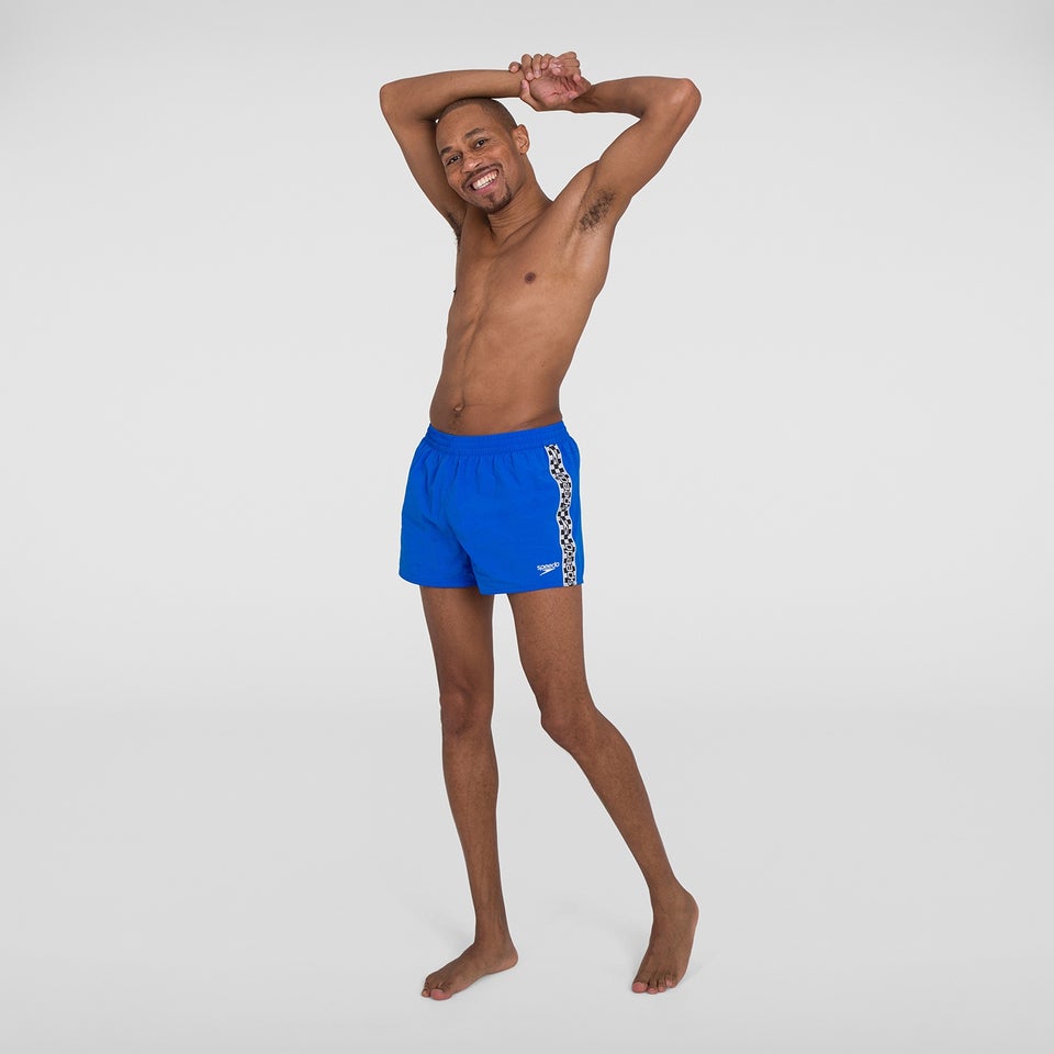 Men's Retro 13" Swim Shorts Blue