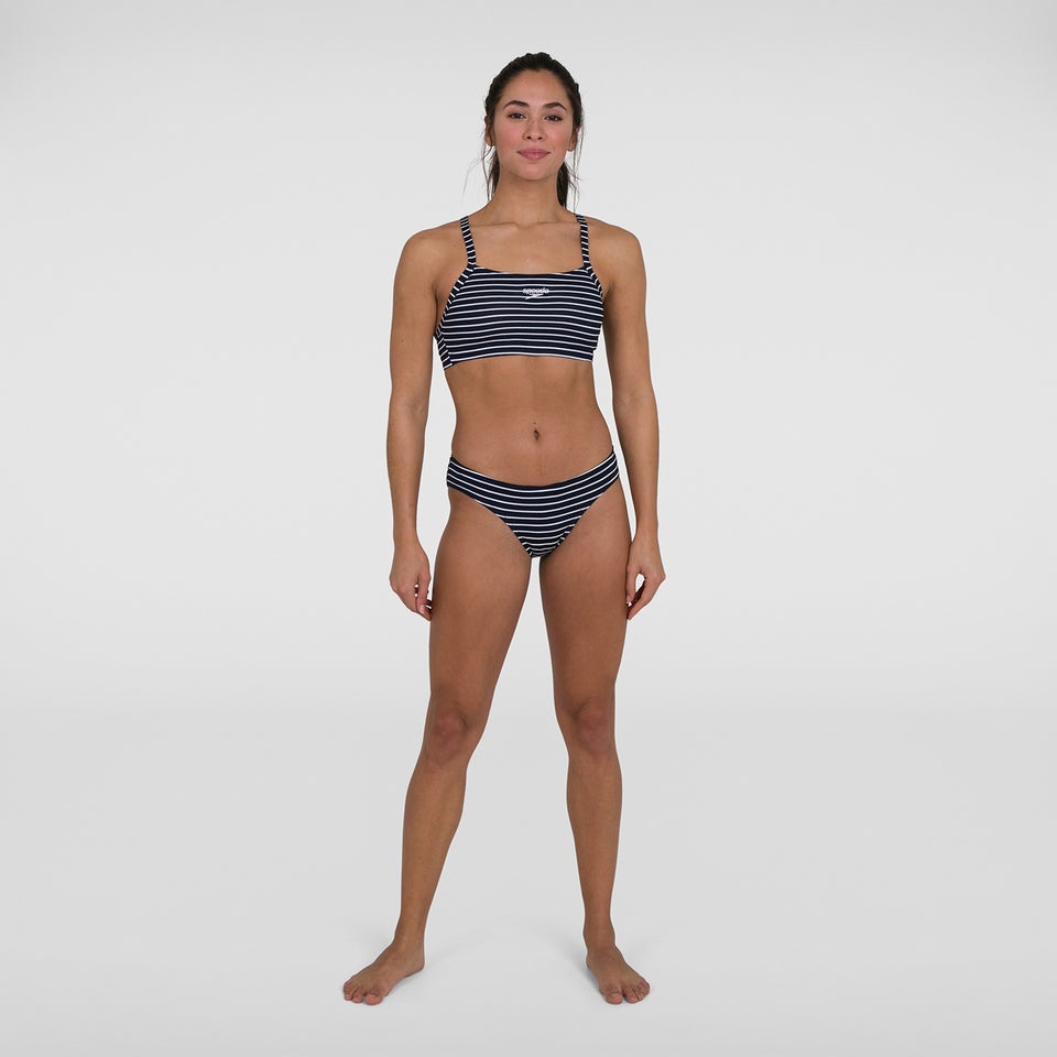 Women's Endurance+ Printed Thinstrap Bikini Navy