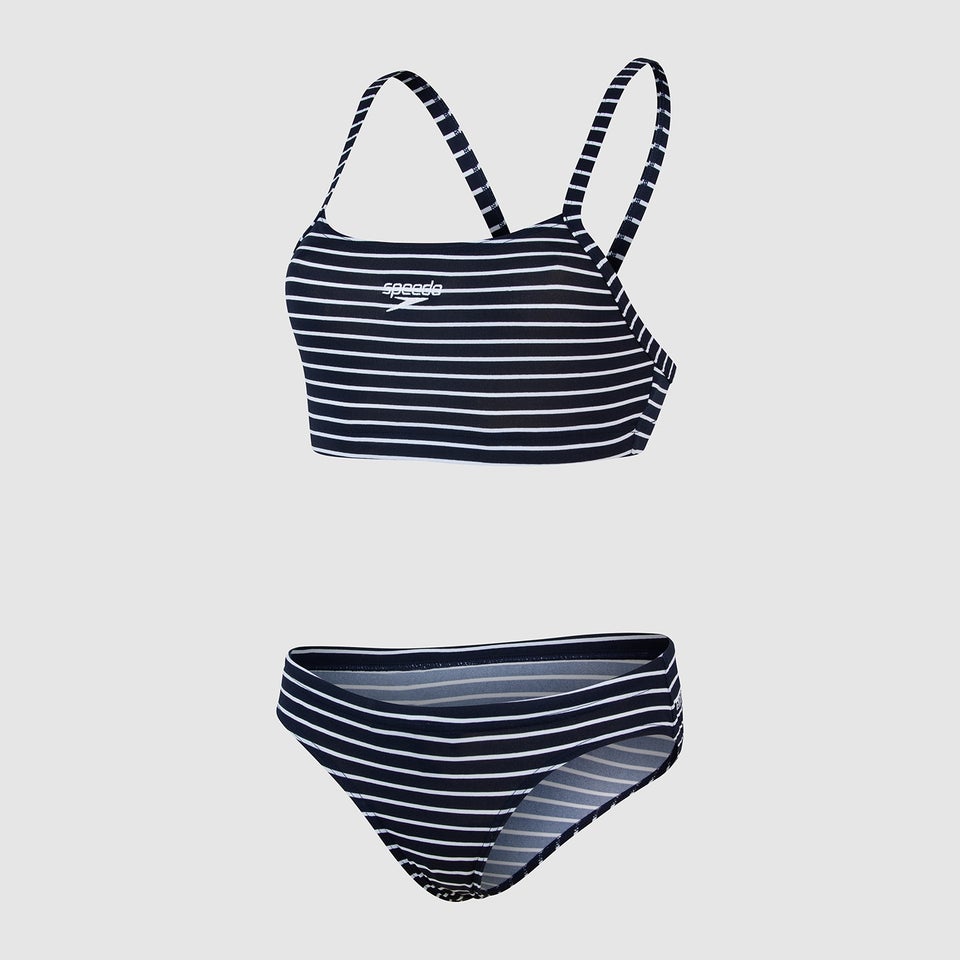 Women's Endurance+ Printed Thinstrap Bikini Navy