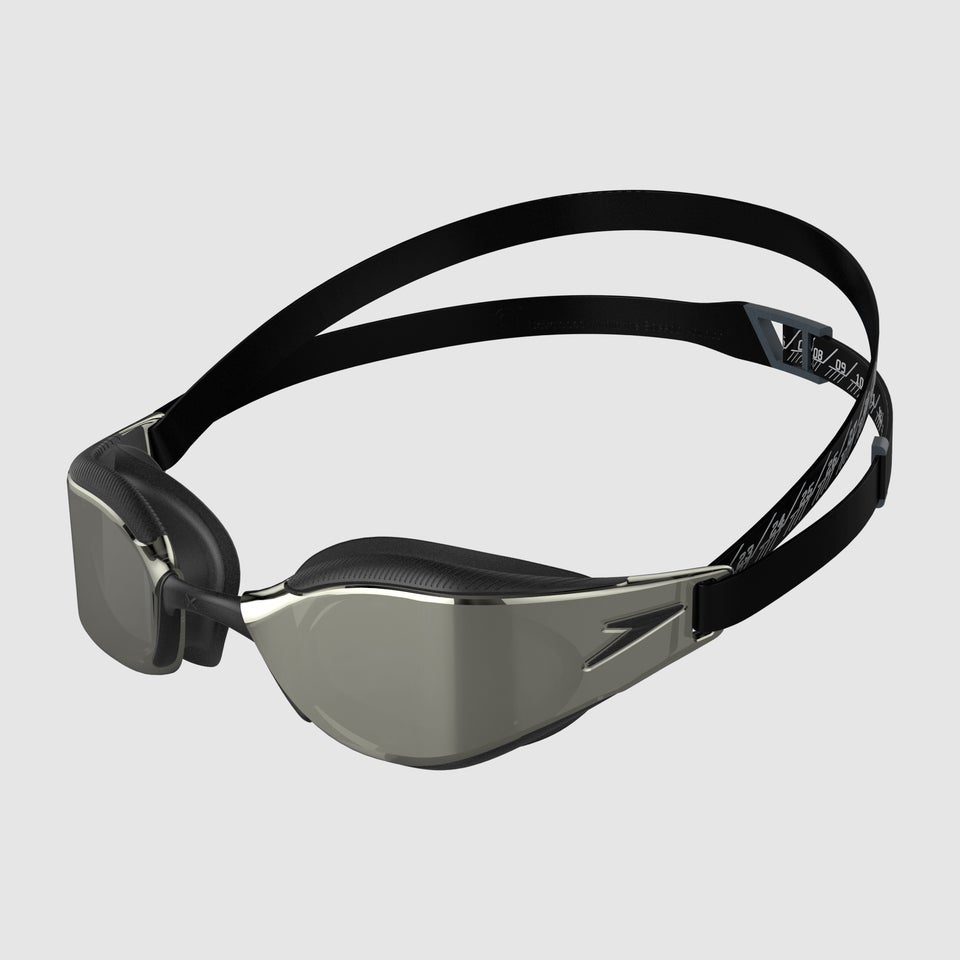 Adult Fastskin Hyper Elite Mirrored Goggles Black/Chrome