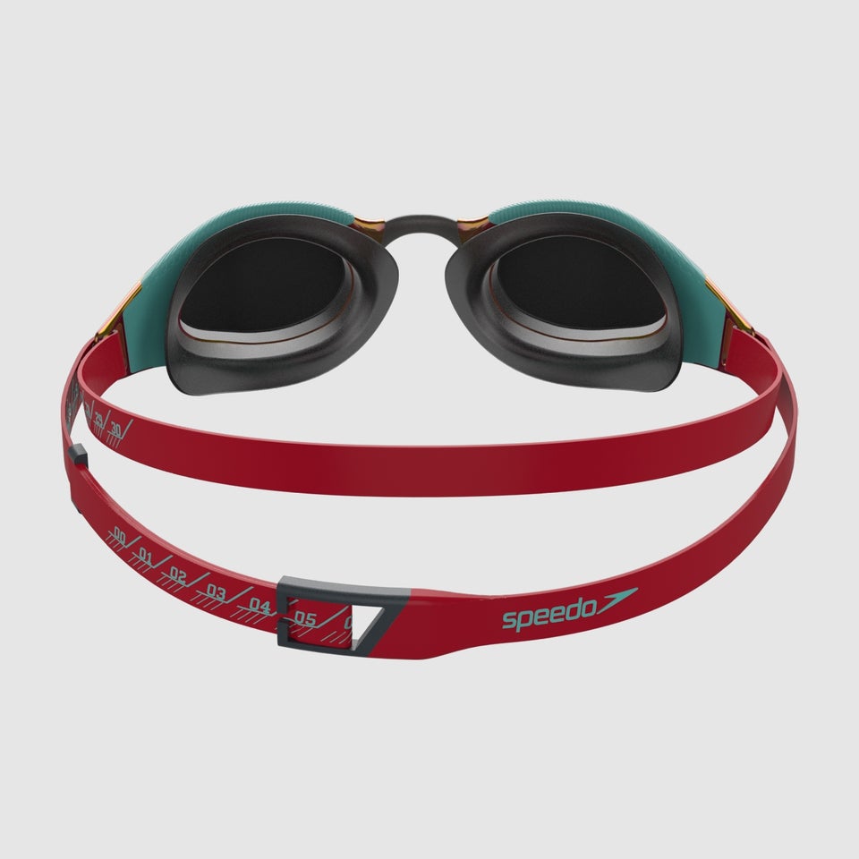 Lunettes de natation Adulte Fastskin Hyper Elite Miroir Rouges