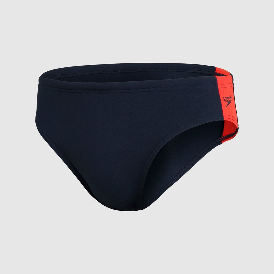 Men's Boom Logo Splice 3" Brief Navy