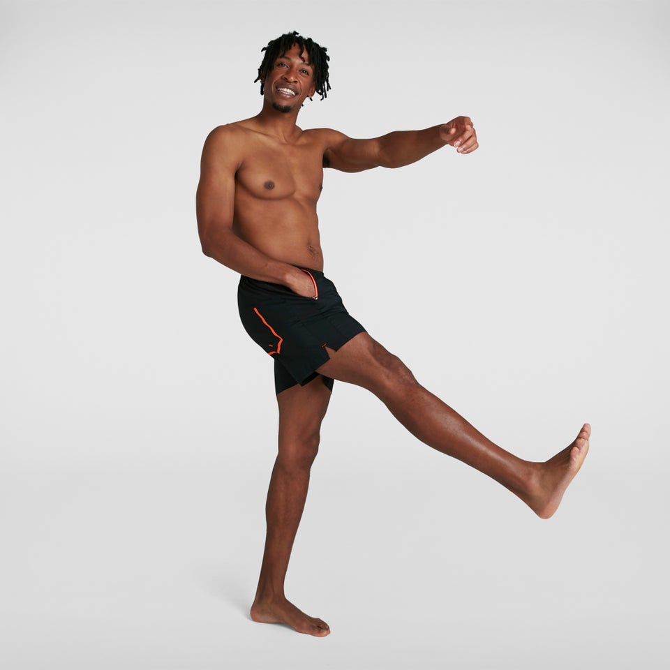 Short de bain Homme Pro Ventilé 40 cm Noir