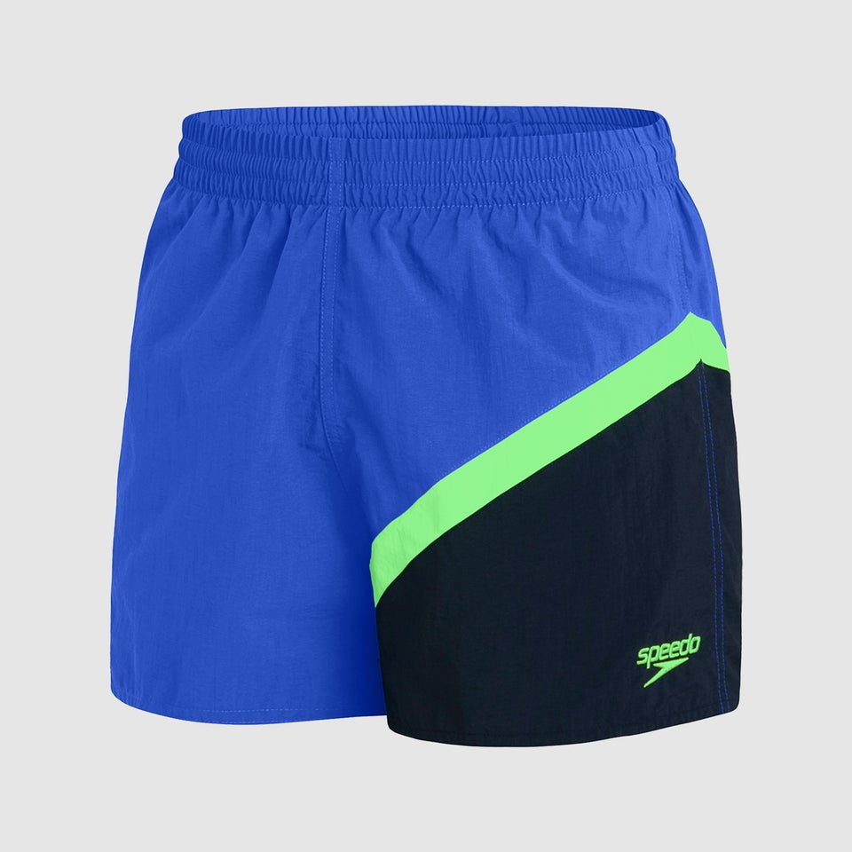 Herren Colourblock 35 cm Badeshorts in Blau
