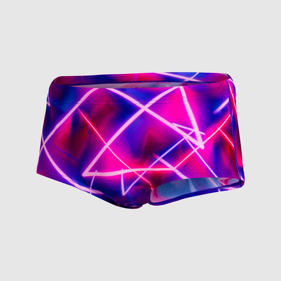 Slip de bain Homme 17 cm Entraînement club Allover Violet