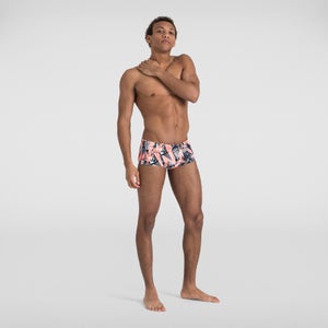 Logo Flash Slip de bain Homme V 17 cm Entraînement club Allover Noir