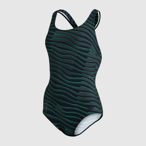 Women's Calypso Printed Swimsuit Grey