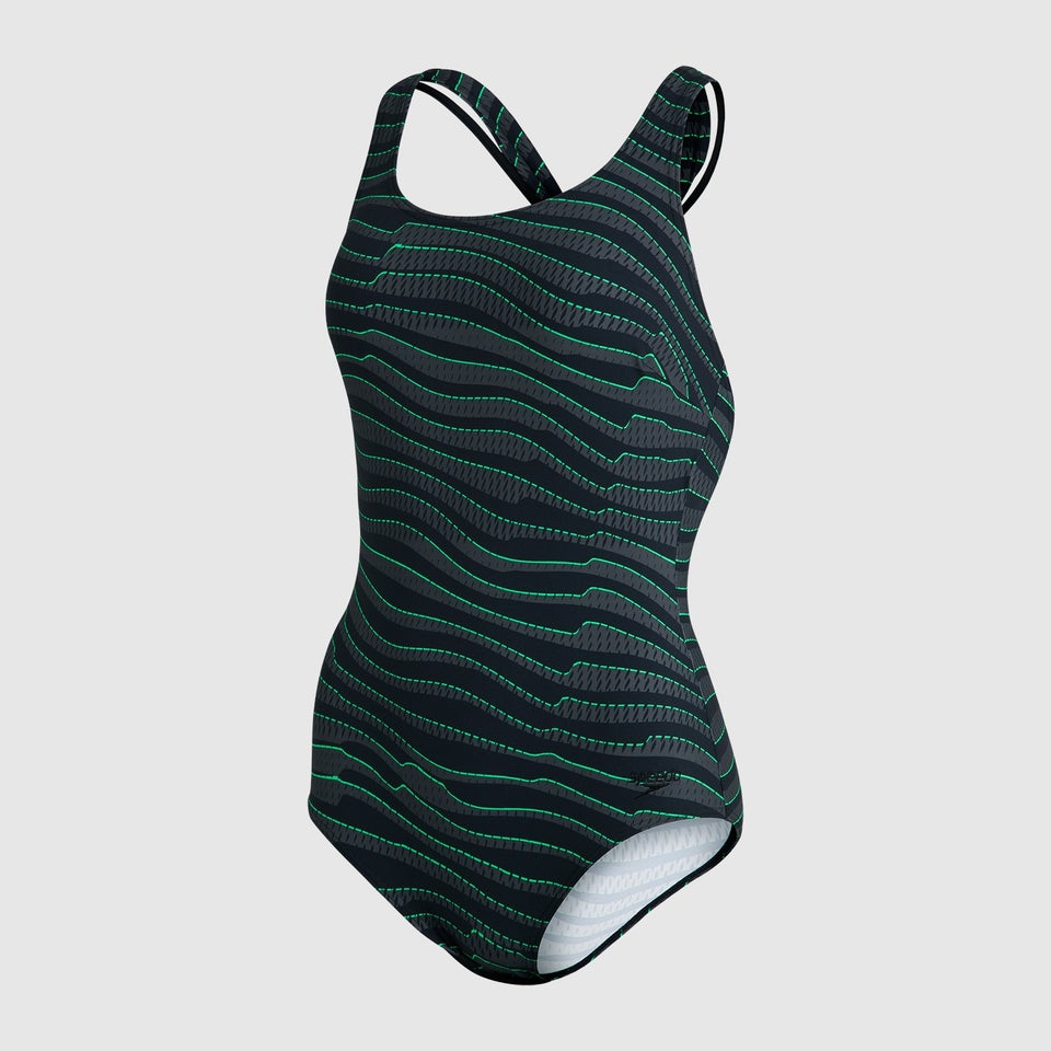 Women's Calypso Printed Swimsuit Grey