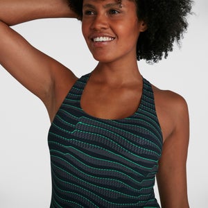 Women's Calypso Printed Swimsuit Grey