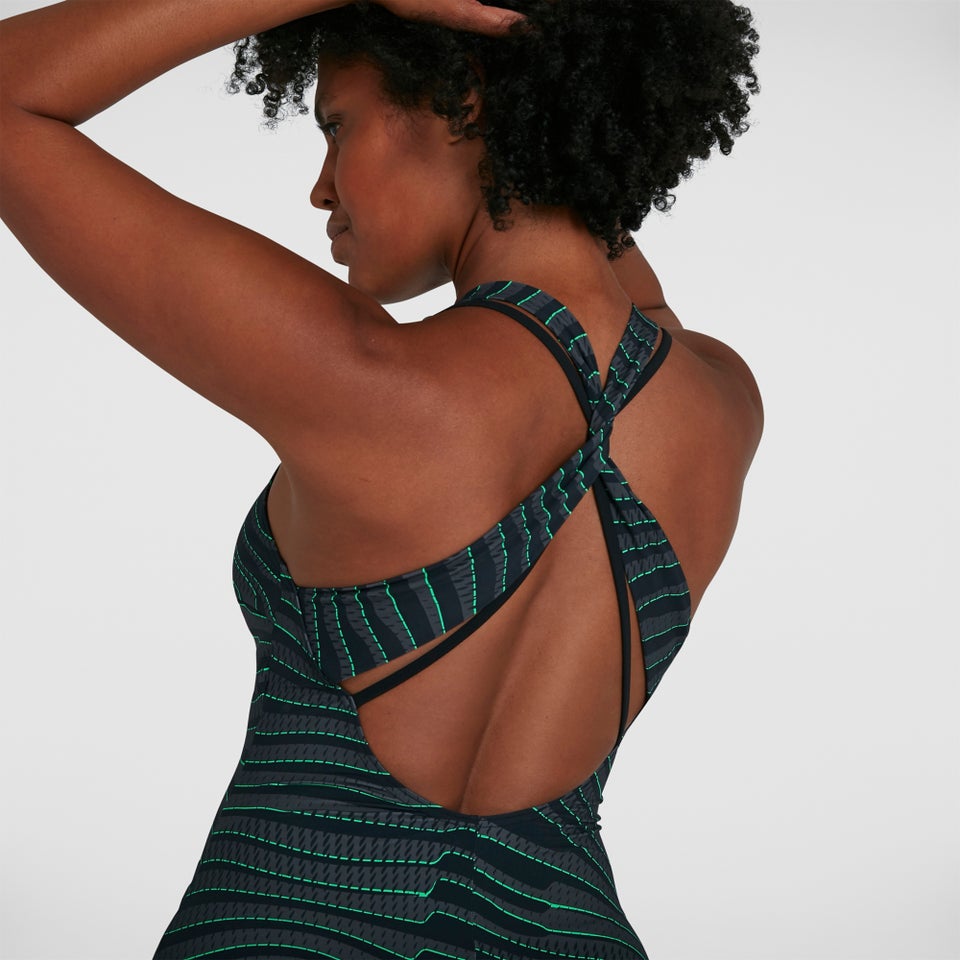 Women's Calypso Printed Swimsuit Grey