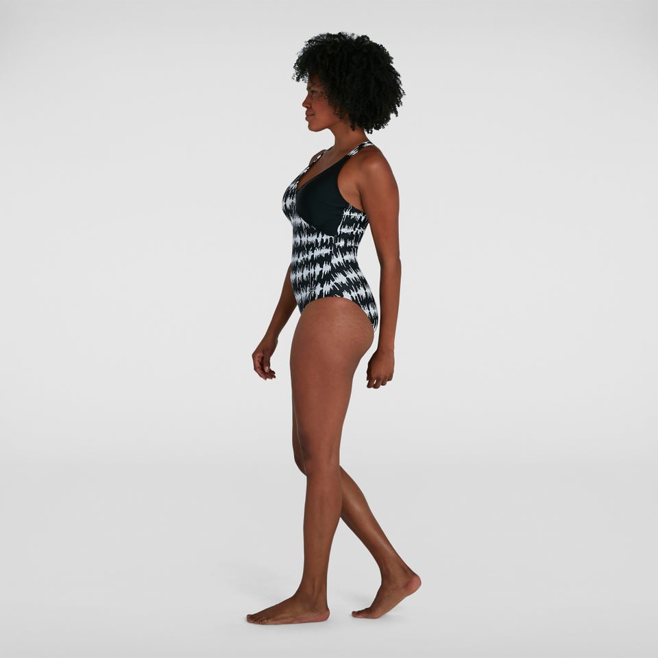 Women's Lexi Printed Swimsuit Black