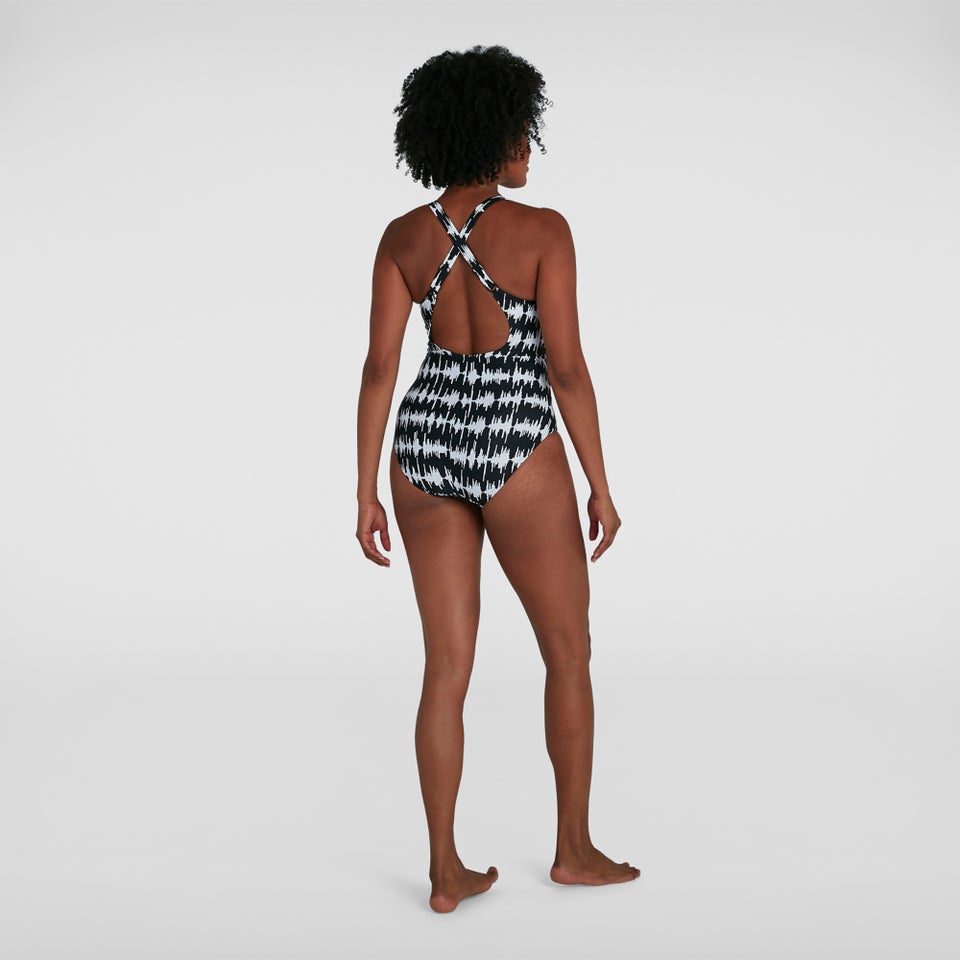 Women's Lexi Printed Swimsuit Black