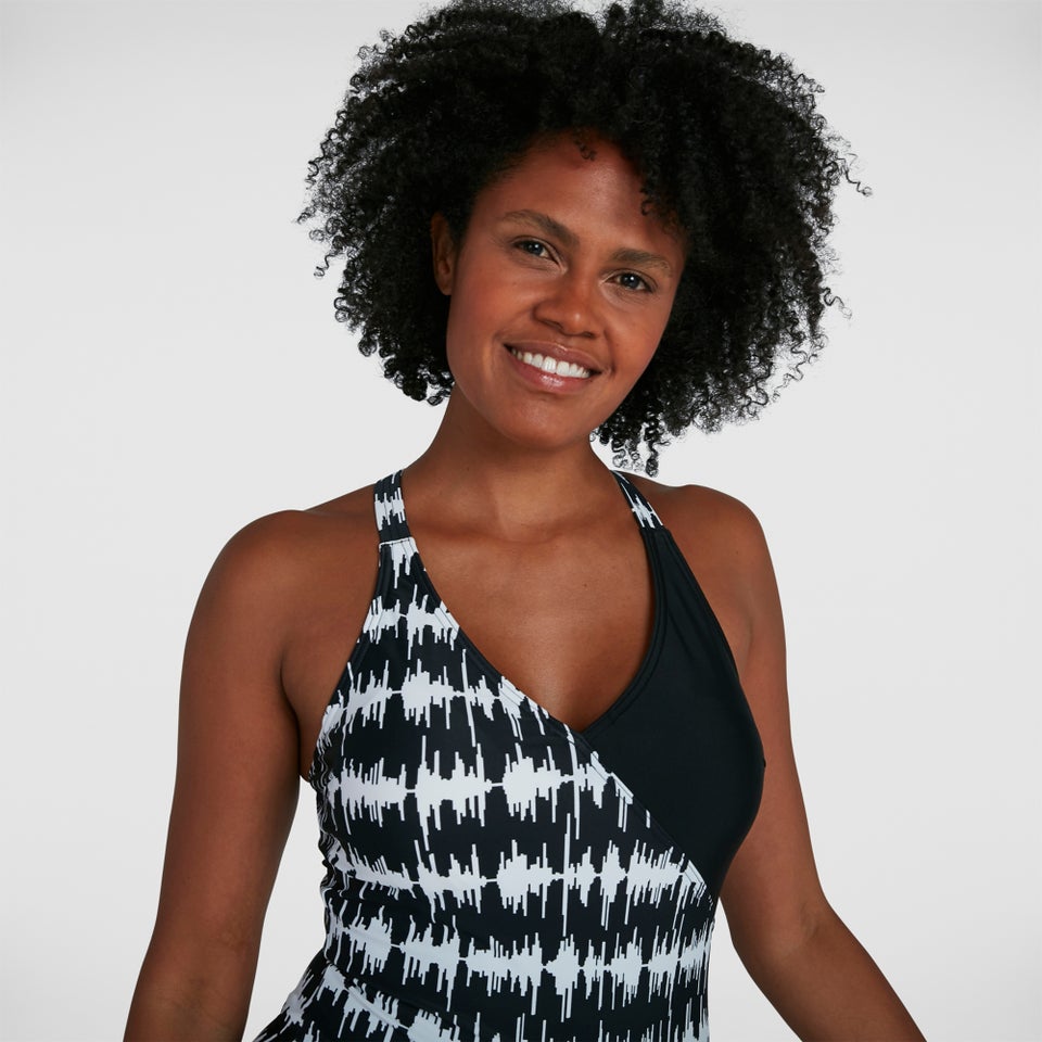 Women's Lexi Printed Swimsuit Black