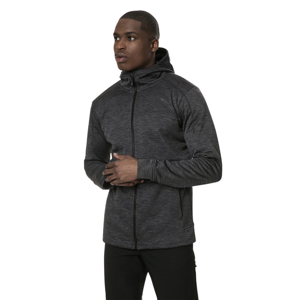 Men's Kamloops Hooded Fleece Jacket - Black / Grey