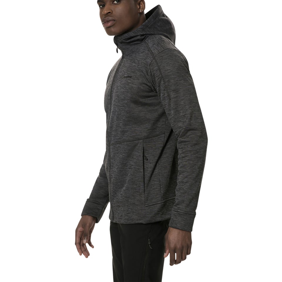 Men's Kamloops Hooded Fleece Jacket - Black / Grey