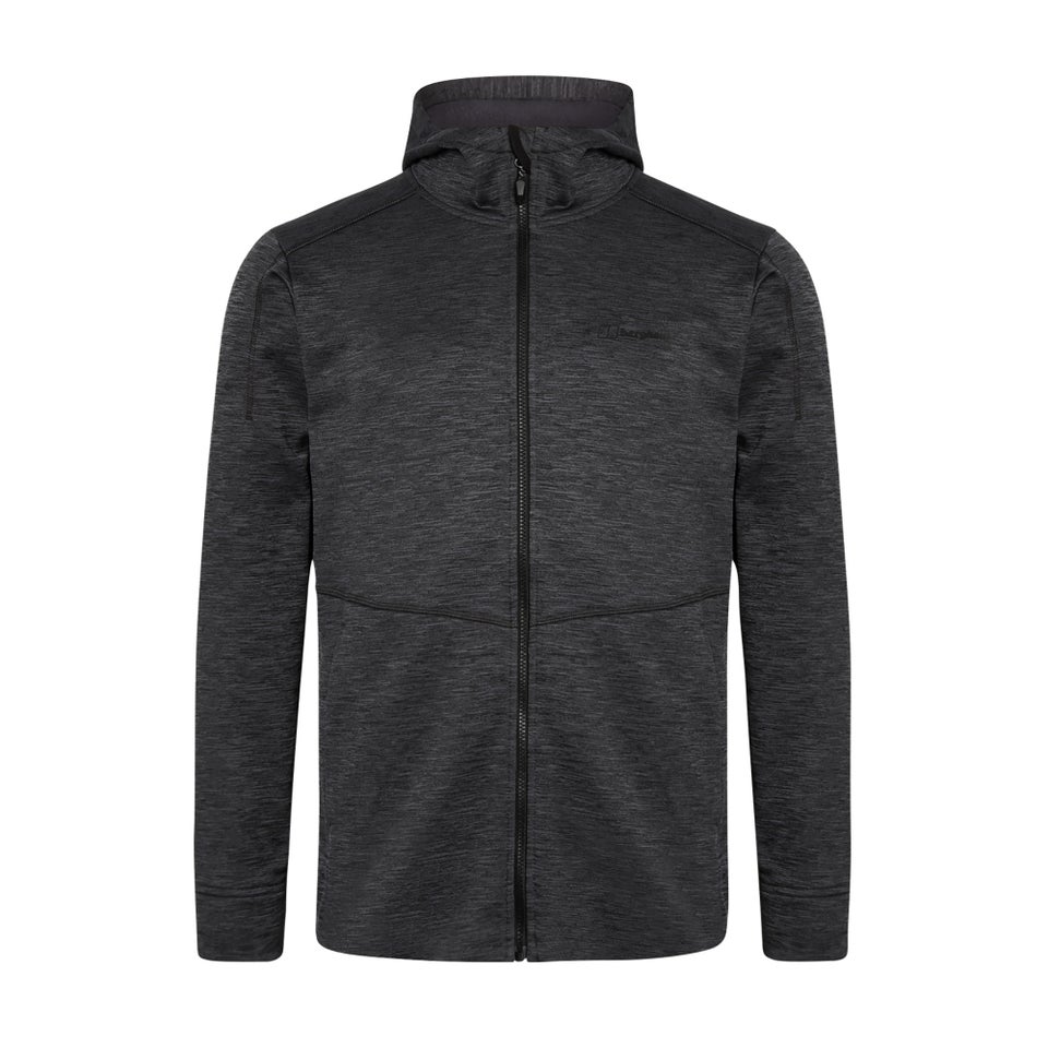 Men's Kamloops Hooded Fleece Jacket - Black / Grey