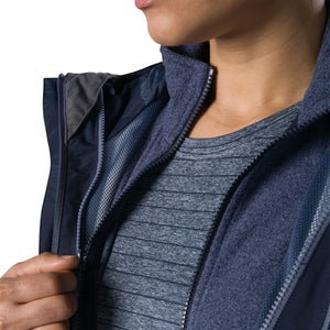 Women's Elara 3In1 Waterproof Jacket - Dark Blue / Blue