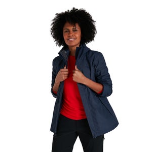 Women's Elara 3In1 Waterproof Jacket - Dark Blue / Blue