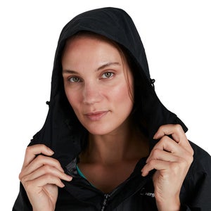 Women's Elara Waterproof Jacket - Black / Dark Grey