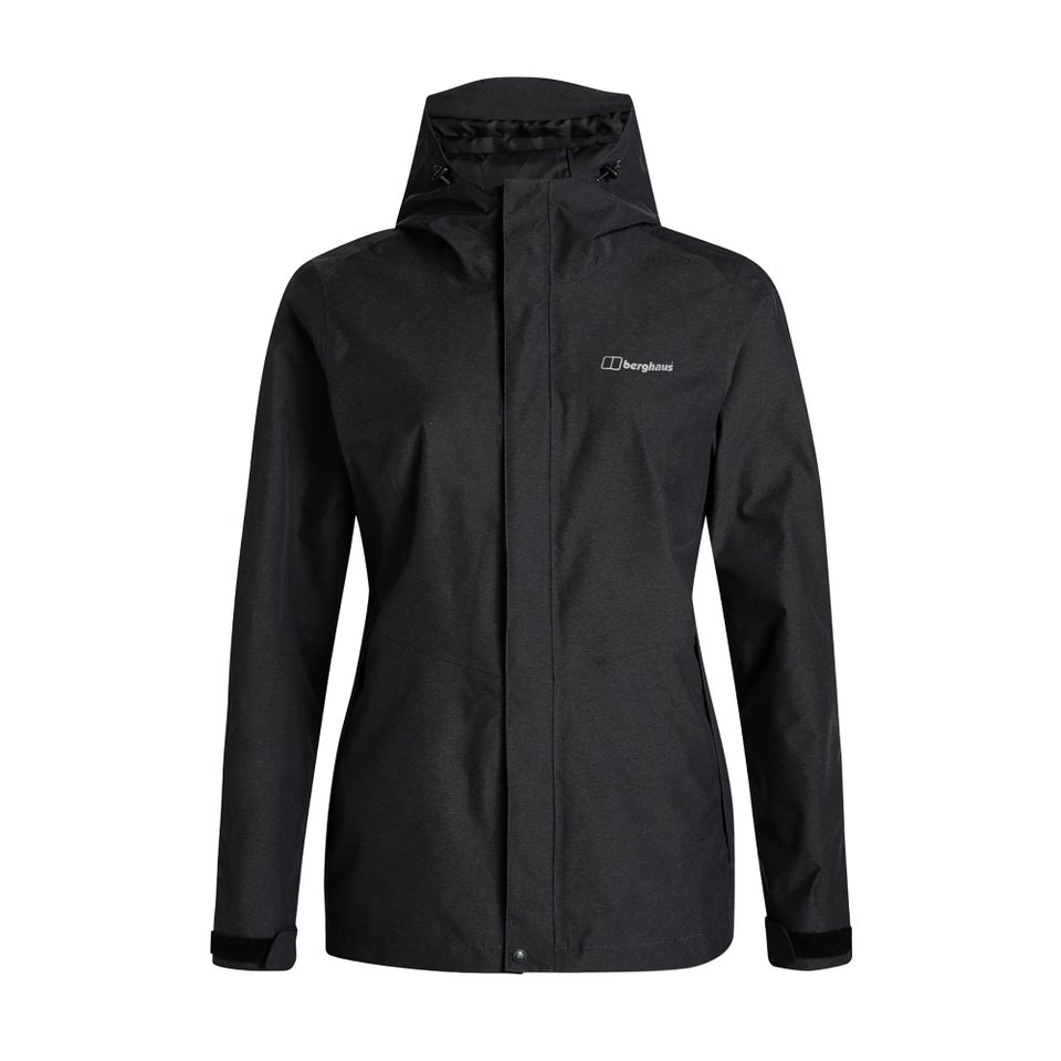 Women's Elara Waterproof Jacket - Black / Dark Grey