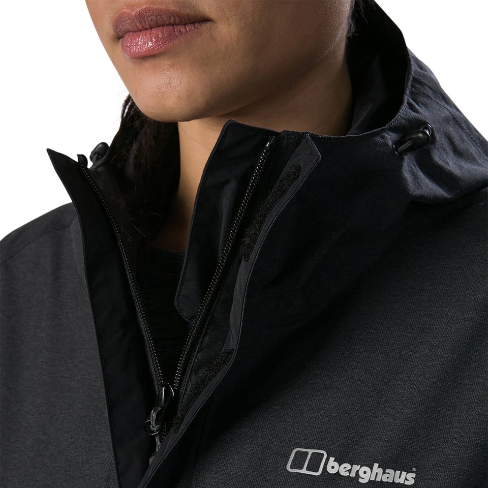 Women's Elara Waterproof Jacket - Black / Dark Grey
