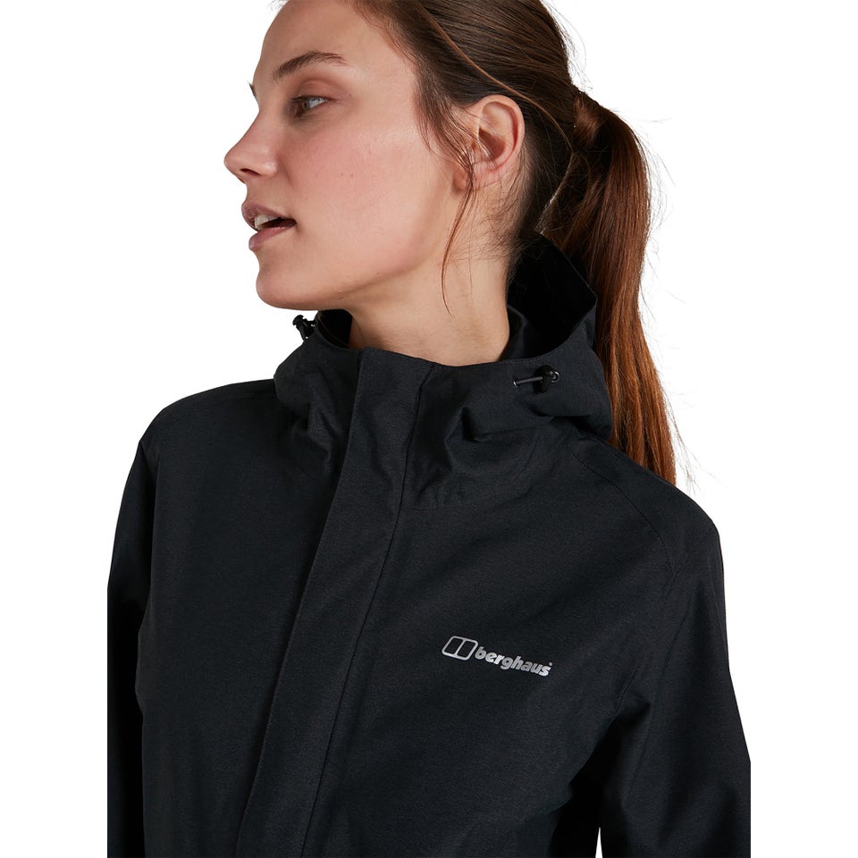 Women's Elara Waterproof Jacket - Black / Dark Grey