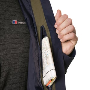 Men's Fellmaster Interactive Gore-Tex Waterproof Jacket - Dark Green / Blue