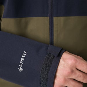 Men's Fellmaster Interactive Gore-Tex Waterproof Jacket - Dark Green / Blue