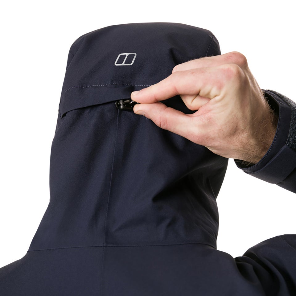 Men's Fellmaster Interactive Gore-Tex Waterproof Jacket - Dark Green / Blue