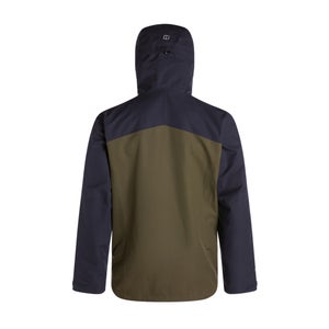 Men's Fellmaster Interactive Gore-Tex Waterproof Jacket - Dark Green / Blue