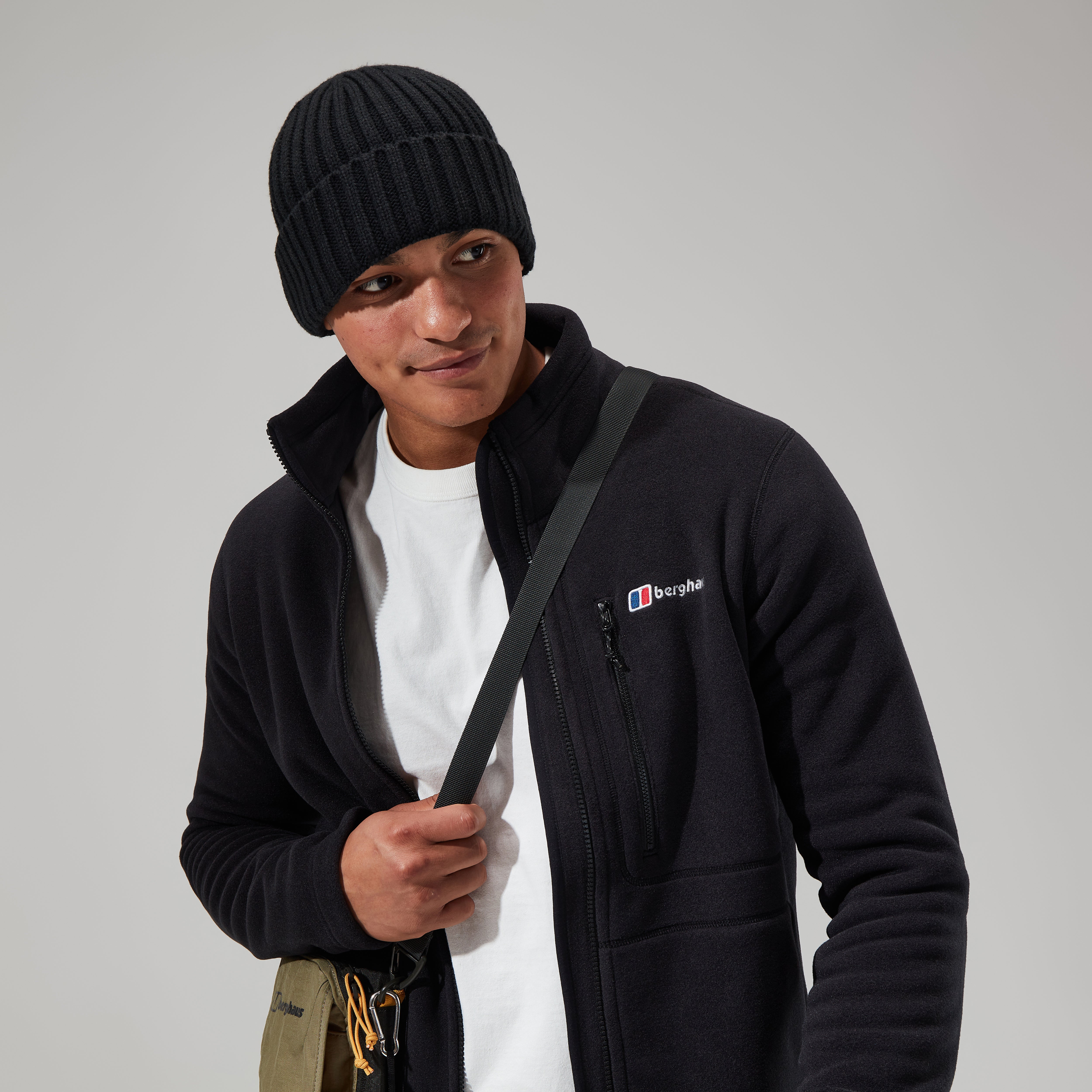 Men's Activity Polartec Jacket InterActive - Black | Berghaus Men's Activity Polartec Jacket InterActive - Black | Berghaus