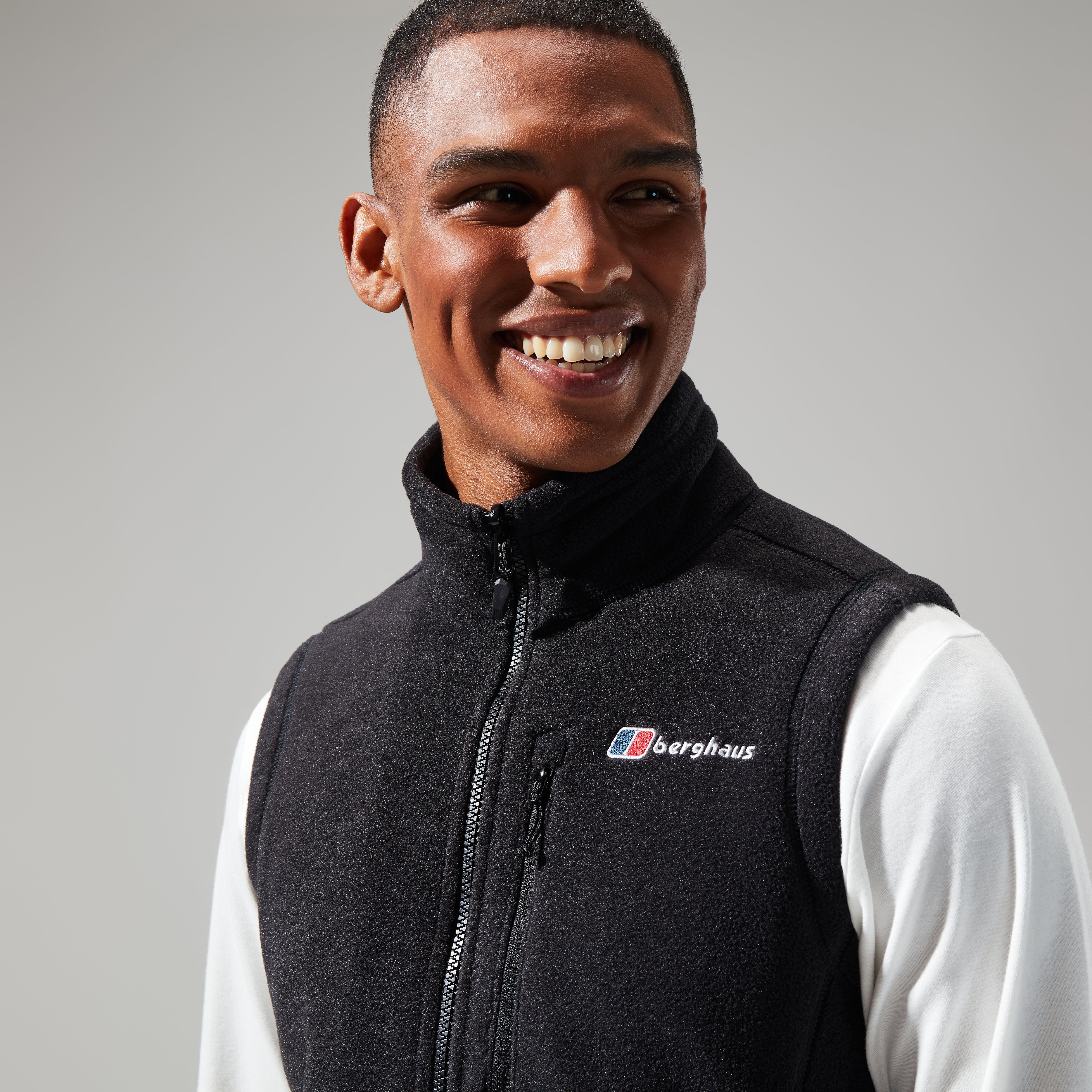 Men's Prism Polartec InterActive Vest - Black | Berghaus