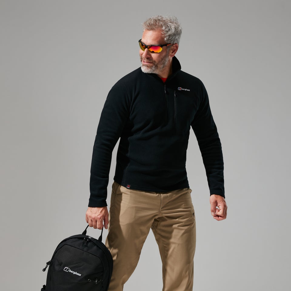 Men's Prism Micro Polartec Half Zip - Black