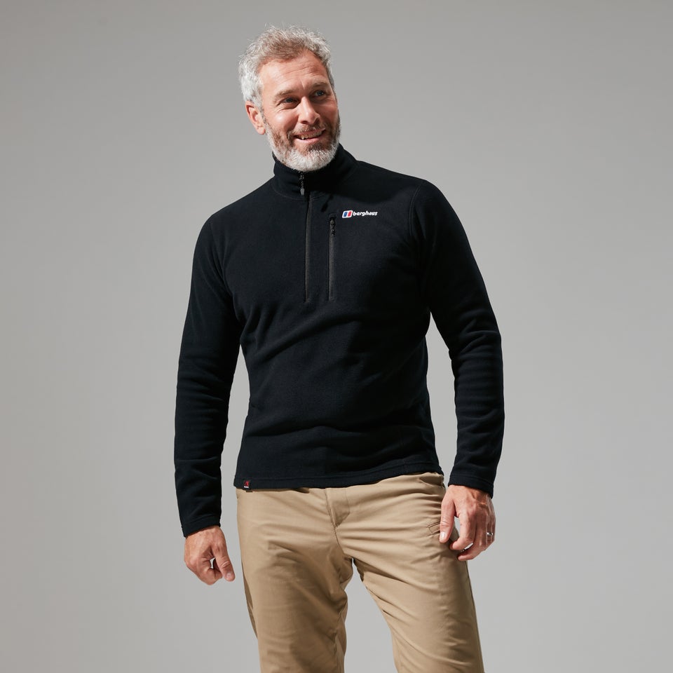 Men's Prism Micro Polartec Half Zip - Black