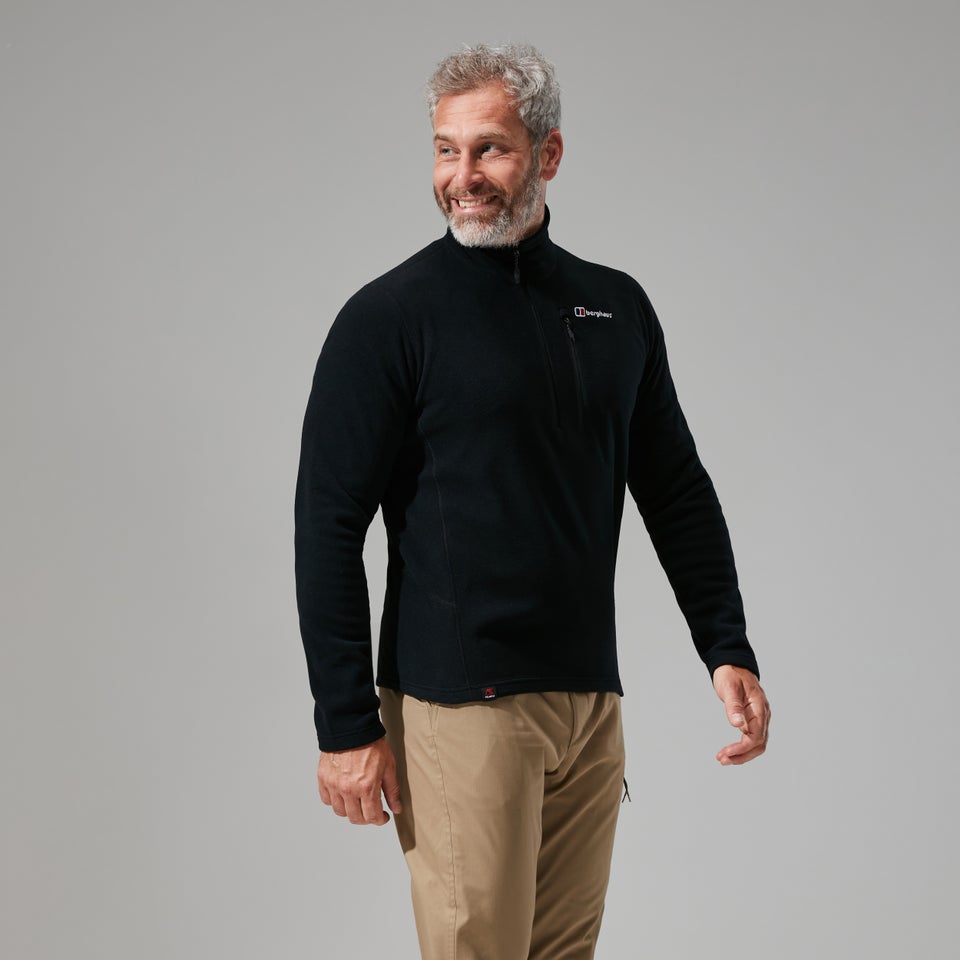 Men's Prism Micro Polartec Half Zip - Black