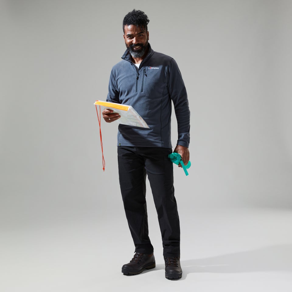 Men's Prism Micro Polartec Half Zip - Dark Grey