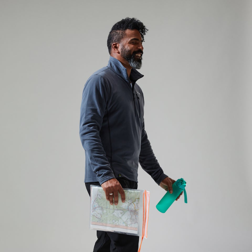 Men's Prism Micro Polartec Half Zip - Dark Grey