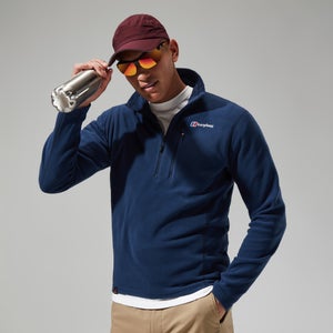 Men's Prism Micro Polartec Half Zip Fleece Dark Blue - XS