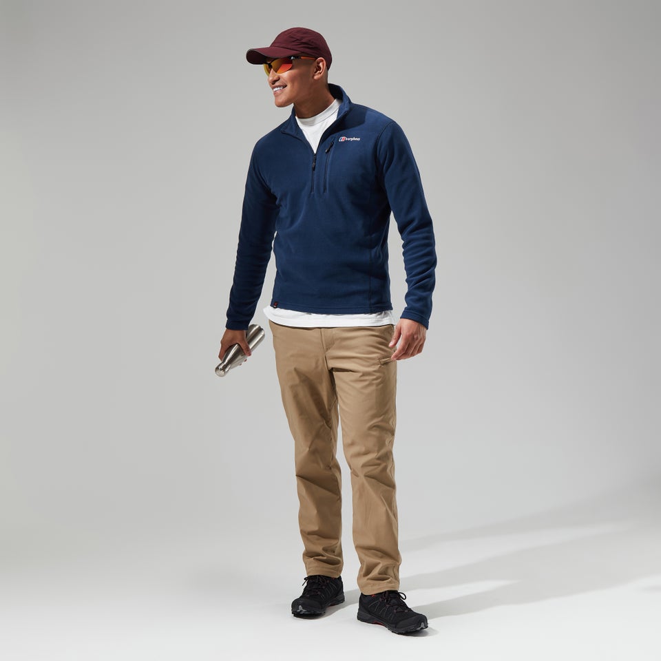 Men's Prism Micro Polartec Half Zip Fleece - Dark Blue