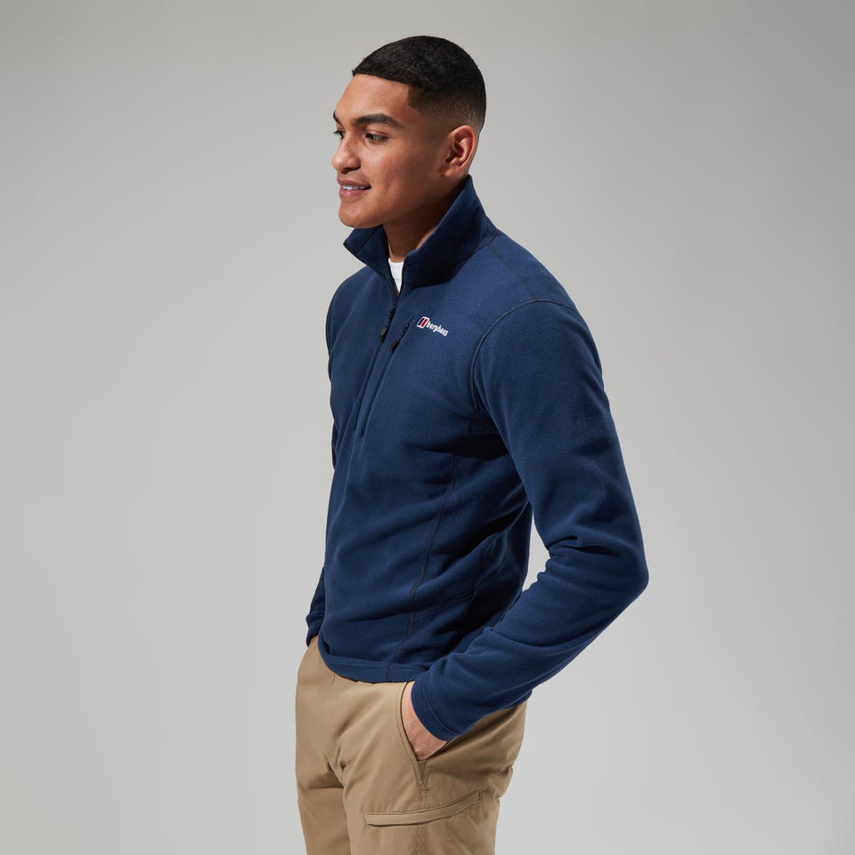 Men's Prism Micro Polartec Half Zip Fleece - Dark Blue
